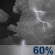 Tonight: Chance Showers And Thunderstorms then Showers And Thunderstorms Likely